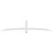 Ekena Millwork Bellingham Architectural Grade PVC Gable Bracket, 108"W x 22 1/2"H x 4"D x 4"F, 5/12 Pitch GBP108X23X0404BEL00 - alternate 2